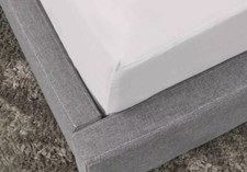 Waterproof Fitted Vinyl Twin Mattress Protector Elastic 39" x 75"x 12" Just Home