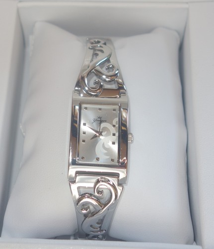Orologio Yonger and Bresson Donna DMC 1496 Quadrante Bianco Rettangolare Bracciale Acciaio - Foto 2 di 5