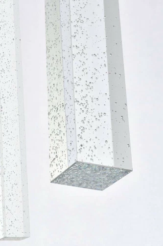 Foyer Dining Room Satin Gold Clear Seeded Glass Crystal Chandelier Light Fixture - Picture 9 of 11