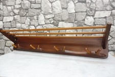 Perchero de madera Mid Century Hall Árbol Perchero Madera de teca