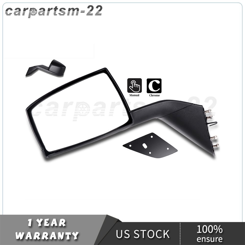 VOLVO VNL 2004-2016 Driver Side Black Hood Mirror Replacement