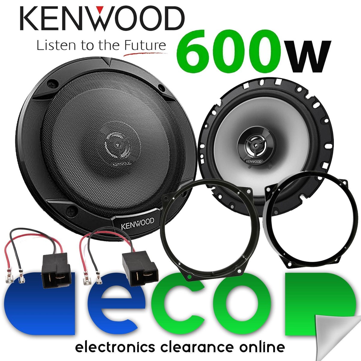 BMW Mini Cooper S R53 KENWOOD 600 Watts 16cm Front Door Way Car