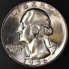 1956 WASHINGTON QUARTER / FRESH FROM AN ORIGINAL COLLECTION-LOT-AA 7972