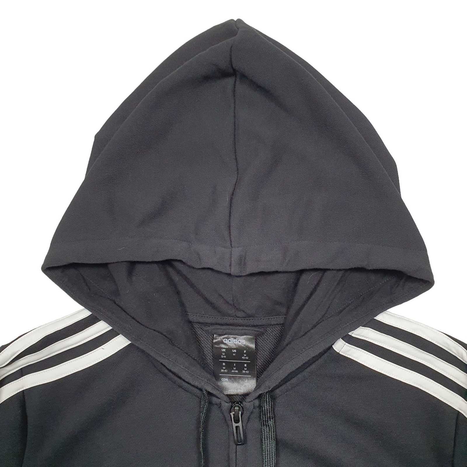ADIDAS Full Zip Cotton & Polyester Jumper Sweatshirt Mens S image 2