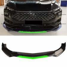 For Ford Fusion Universal Front Bumper Lip Spoiler Splitter Gloss Black Green