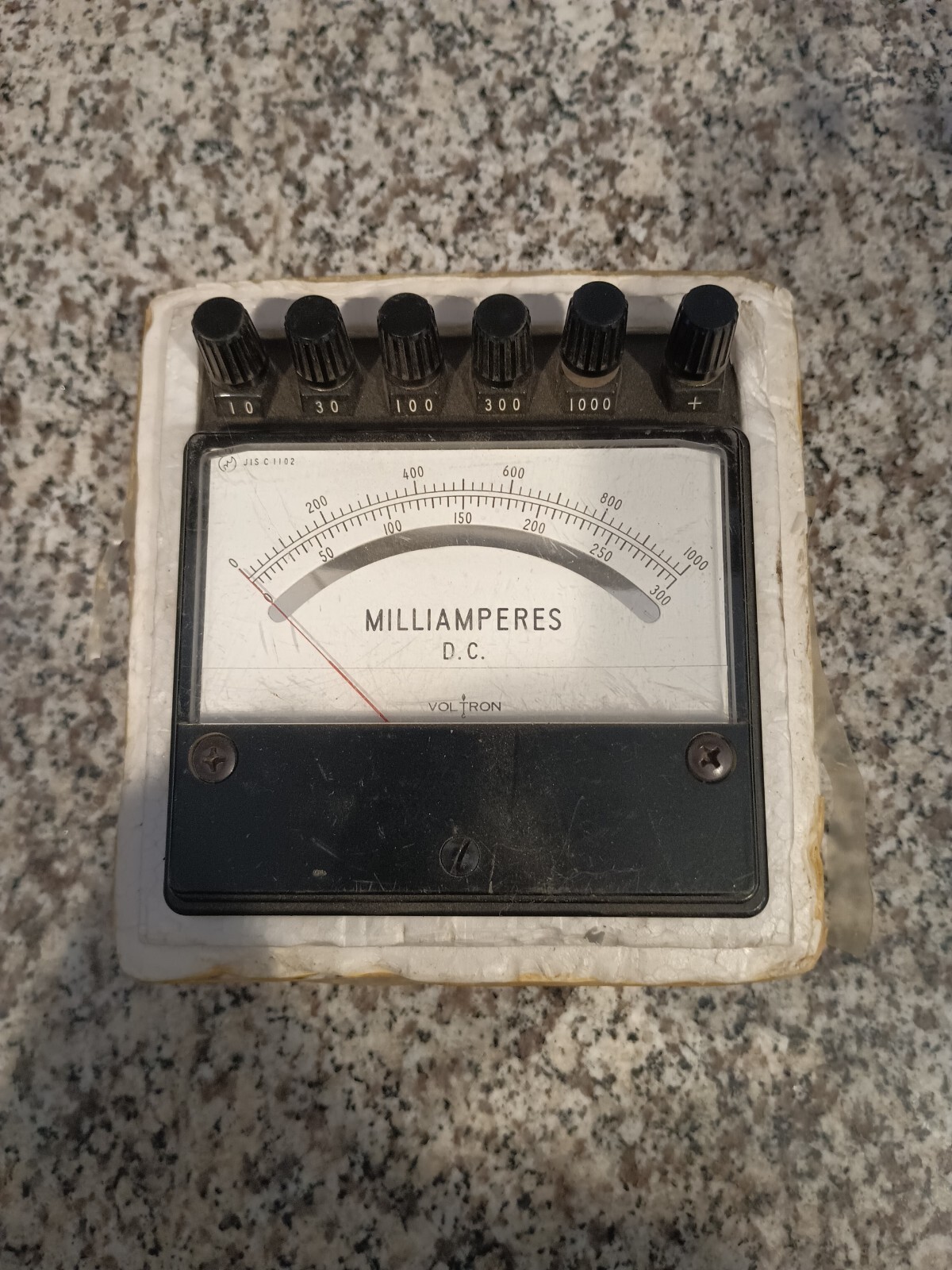 VINTAGE YOKO JIS C-1102 MILLIAMPERES DC METER | eBay