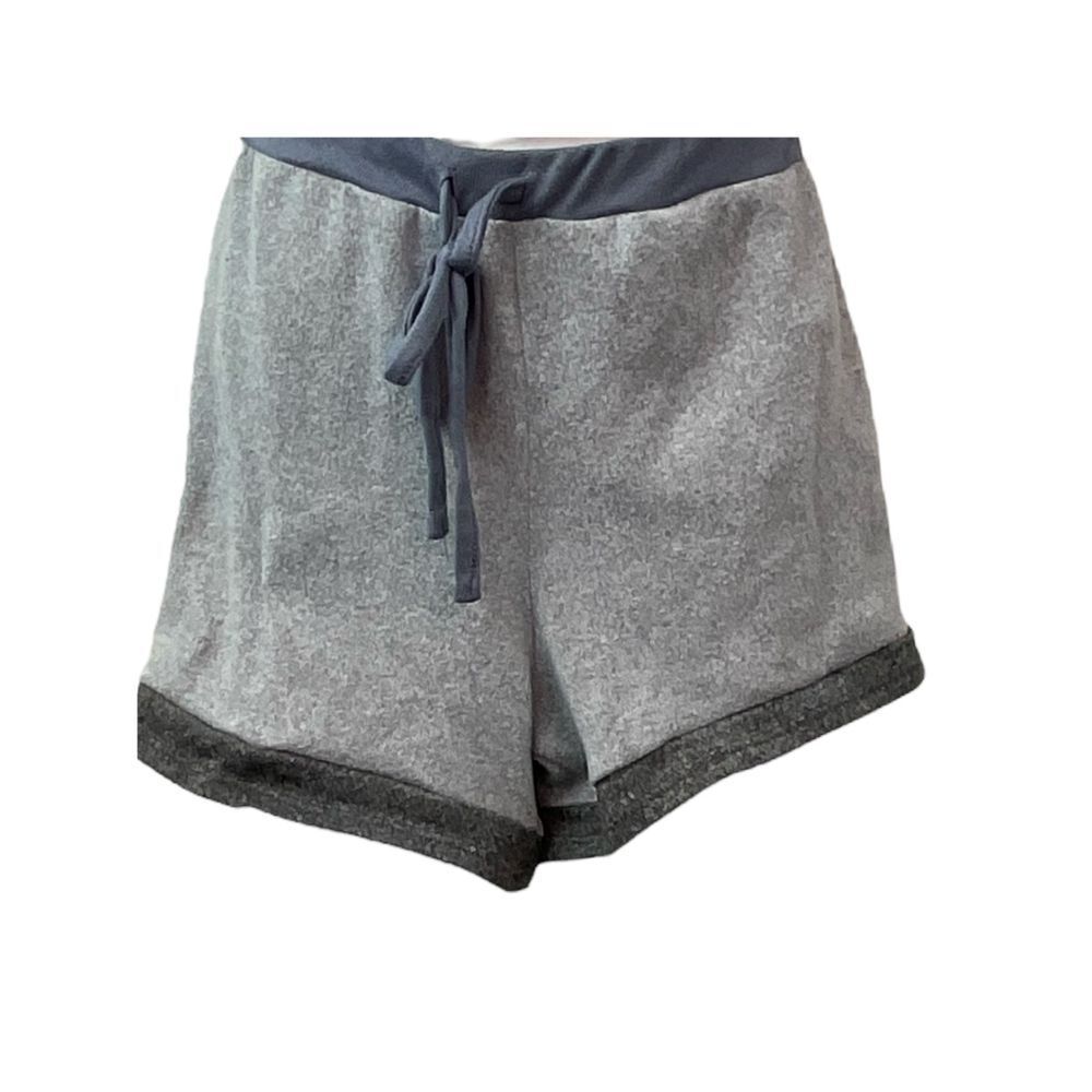 Vince Camuto Gray and Blue Plaid Pajama Shorts Size L