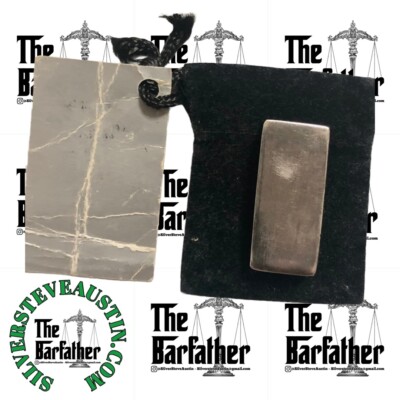 1994 WSOP Binion's Horseshoe Casino 1 Troy Oz 999 Silver Bar Pour