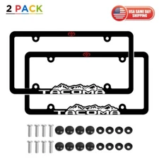 Toyota TRD Sport Mountain Tacoma Front Rear License Plate Frame Cover Decorate