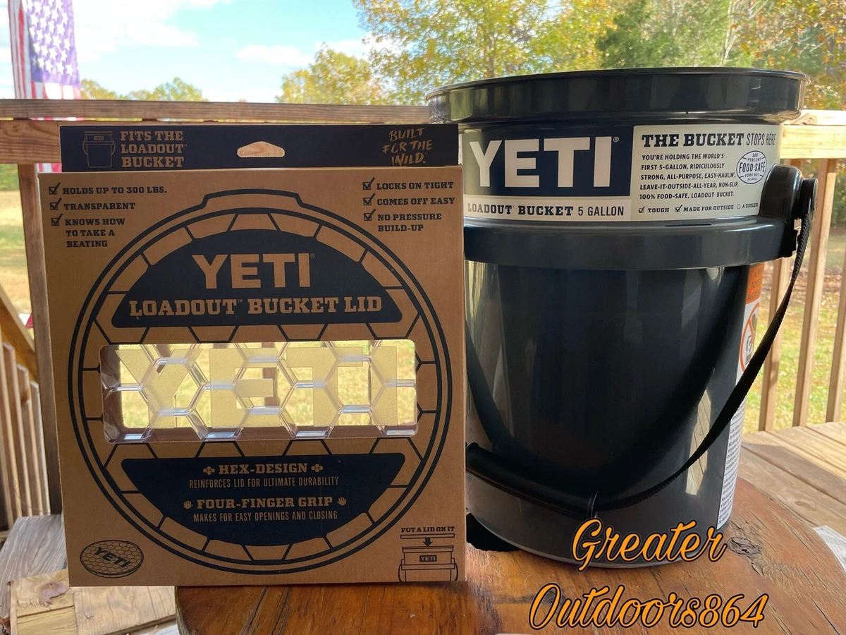 YETI Loadout 5-Gallon Bucket Impact Resistant Bucket & Lid - MAKES GREAT  GIFT🎁