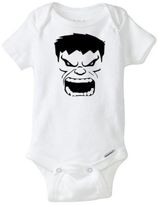 The Incredible Hulk Infant/'s Baby Rib Bodysuit CUSTOMIZATION AVAILABLE!!!