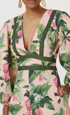 NWT Farm Rio X Anthropologie Pink Green Palm Tree Deep V Jumpsuit XSP XS Petite | eBay NWT Farm Rio X Anthropologie Pink Green Palm Tree Deep V Jumpsuit XSP XS Petite | eBay