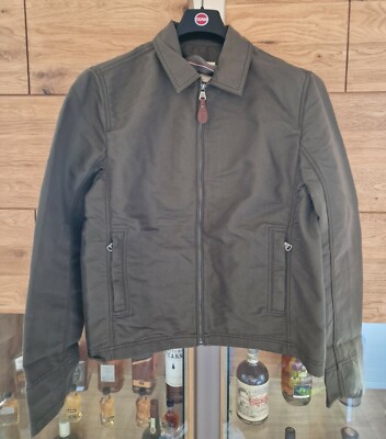 AIGLE JACKE - HARRINGTON - BOMBER - OLIVE GRÜN- GR. L -NP. 279   -NEW & SOLD OUT