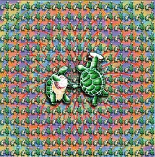 Two Dancing Terrapin Station Dead BLOTTER ART perforated tabs psychedelic art