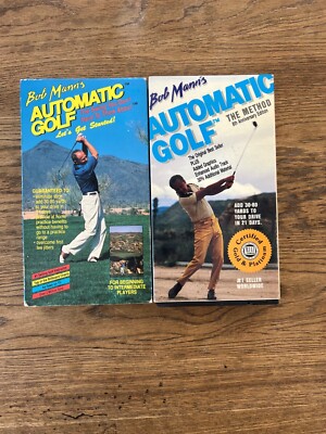 Bob Mann's Automatic Golf VHS Set - Lets Get Started & The Method