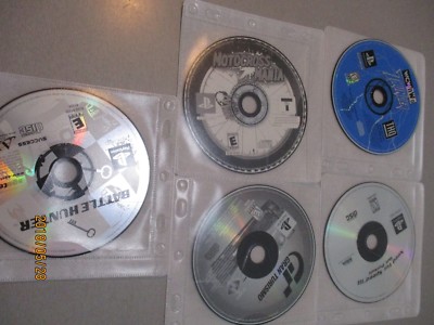  Sony Play Station 1 5 discs battle hunter,thunder see listing for other titles 