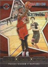 PASCAL SIAKAM 2020-21 NBA HOOPS LIGHTS CAMERA ACTION GOLD HOLO RARE #14