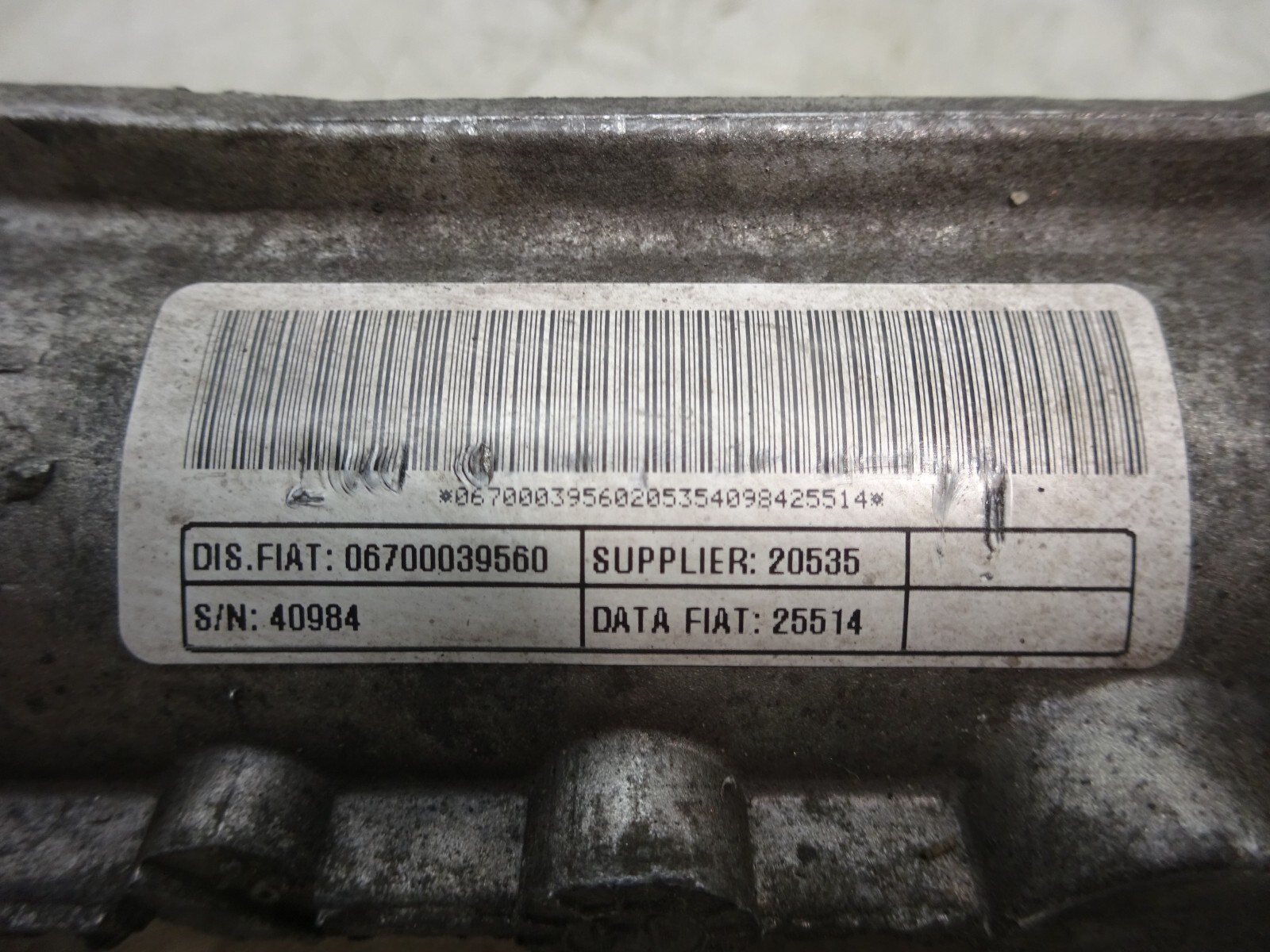 2014-2017 Maserati Ghibli Power Steering Rack & Pinion 06700039560 OEM DE240289