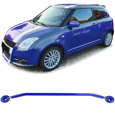 BLUE ENGINE BAY STEERING SUSPENSION CHASSIS STRUT BRACE BAR FOR SUZUKI SWIFT MZ
