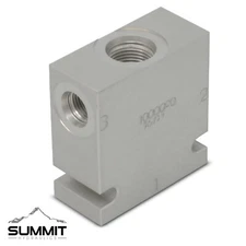 Hydraforce 7024760 Manifold Valve Body Housing, 3-Way, #6 SAE Ports, Size 08