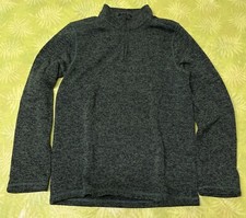 URBAN PIPELINE Boys Sweater Size L Large 1/4 Zip Green Fall School Church
