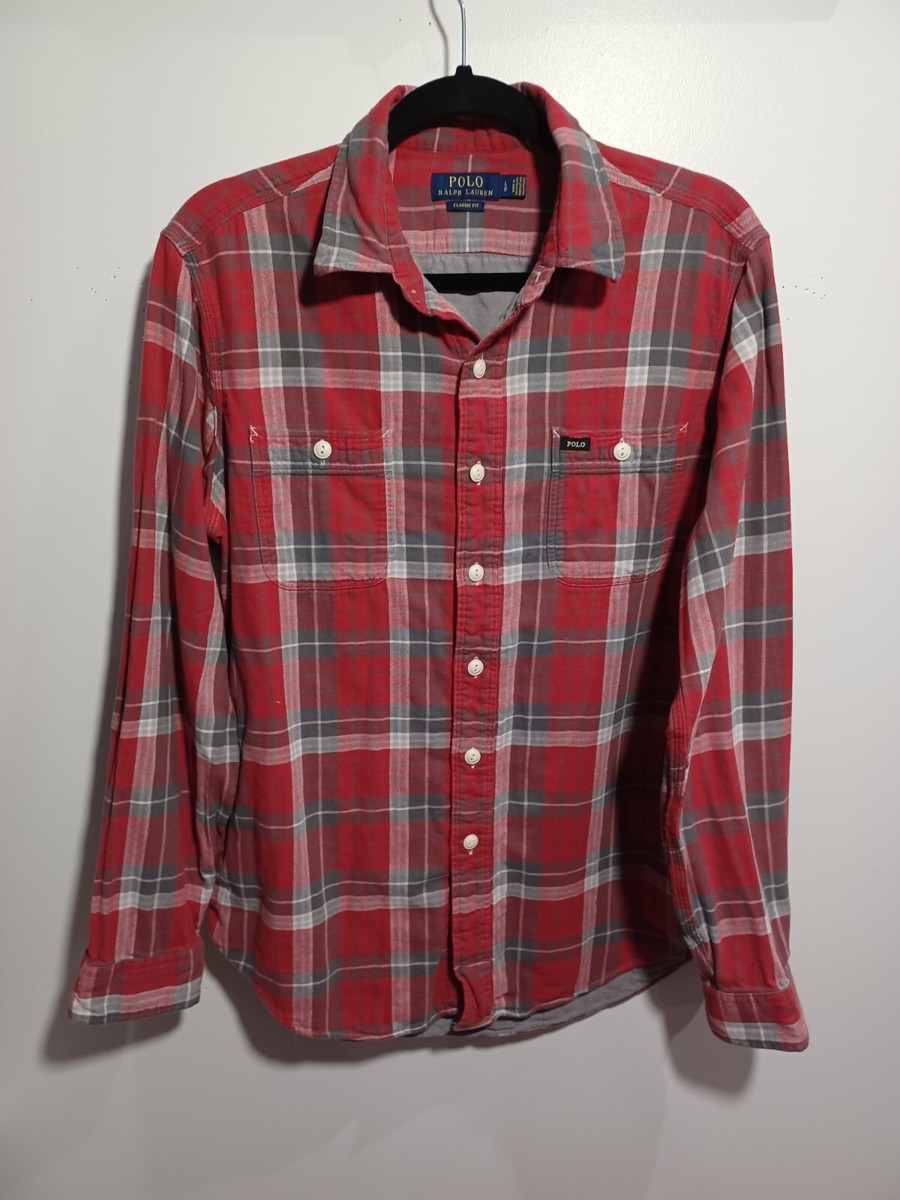 Polo Ralph Lauren Men's Shirt Long Sleeve Large Classic Fit 100% cotton  RN41381 | eBay