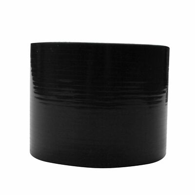 4" (102mm) Silicone Straight Coupler Hose With T-Bolt Clamp - 4-Ply Black