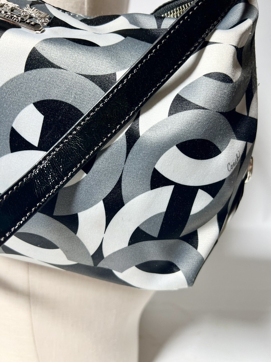 Y2K Coach Legacy Madison Op Art Hobo Shoulder Bag J0967