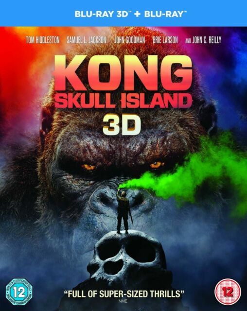 Kong Skull Island Includes Digital Download Blu-ray 3d 2017 for </span> (5051892205603)
