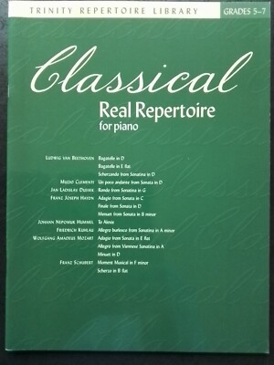PARTITUR KLAVIER - KLASSISCHES ECHTES REPERTOIRE FÜR KLAVIER - KLASSE 5-7