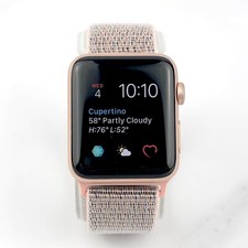 Apple Watch Series 3 - Rose Gold with Pink Sand Sport Band (GPS + Cellular)  - (MQJQ2LL/A) for sale online | eBay