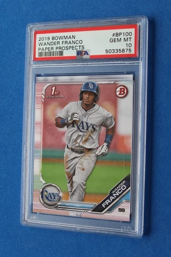 2019 BOWMAN PAPER PROSPECTS WANDER FRANCO #BP100 PSA 10