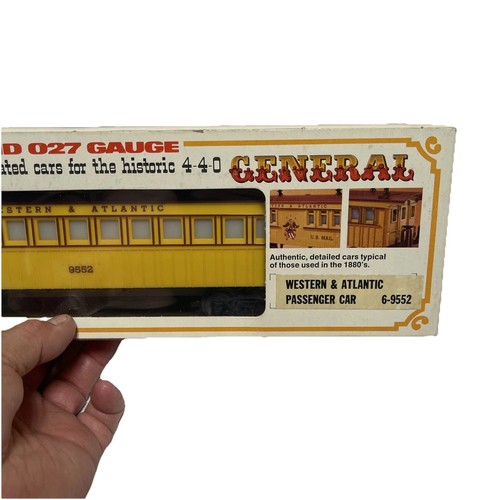 Lionel 6-9551 9552 Western & Atlantic US MAIL BAGGAGE CAR Set of 2 O Gauge Train - Picture 3 of 8