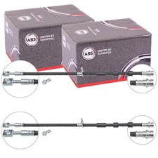 2X A.B.S. BREMSSCHLAUCH BREMSSCHLÄUCHE 486mm VORNE passend für FORD FOCUS