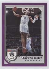 2022-23 Panini NBA Hoops Purple Day'Ron Sharpe #17 0z30