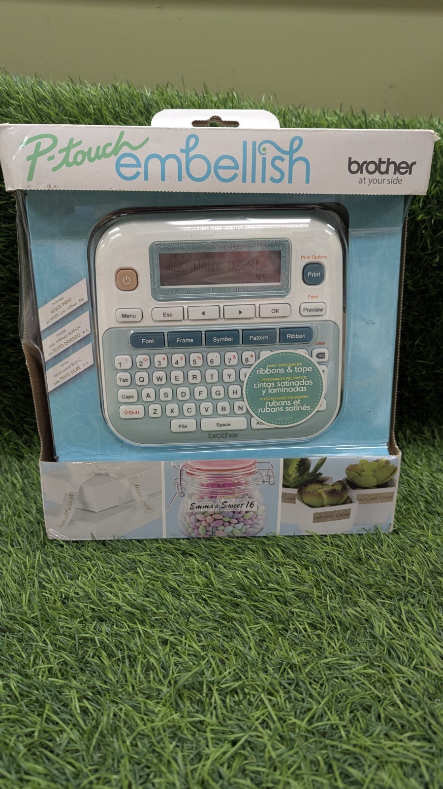 Brother P-Touch Embellish Label Maker For Ribbons & Labels BRAND NEW NIB