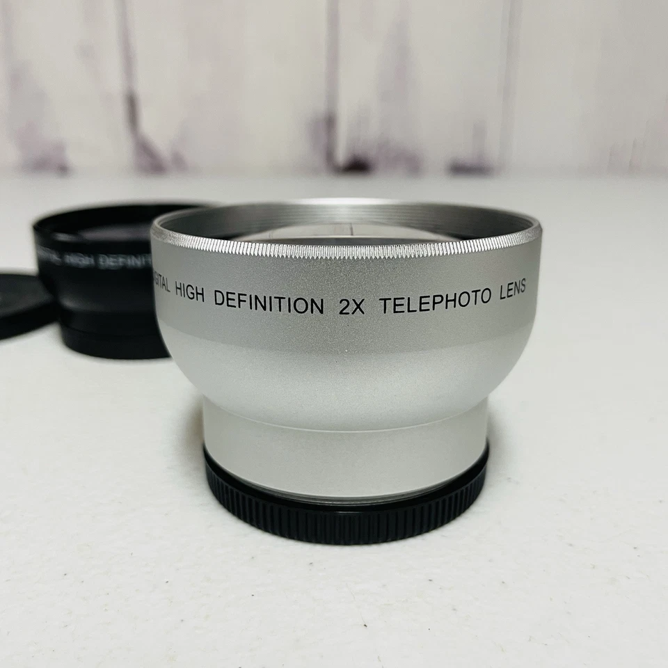 Lente gran angular macro de alta definición de 0,45x Digital Concepts con 2x teleobjetivo Foto 2 de 4