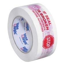 Tape Logic 2 Inch x 110 Yards Pre-Printed Packing Tape,Stop If Seal is Broken, 2