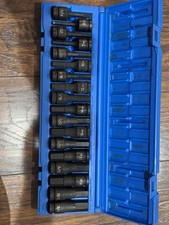 Grey Pneumatic 1598hc 12 Drive 18pc Sae Metric Impact Hex Set Read Desc Grey Pneumatic 1598hc 12 Drive 18pc Sae Metric Impact Hex Set Read Desc