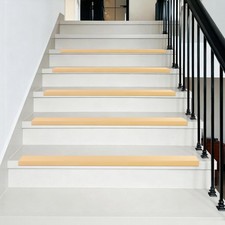 5 Pcs Stair Edge Protector Self Adhesive Stair Edge Slip-retardant Strip Gold 5 Pcs Stair Edge Protector Self Adhesive Stair Edge Slip-retardant Strip Gold - Image 1