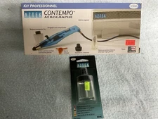 New Testors Aztek Airbrush System Contempo Series Professional  Paint Set W- Jar