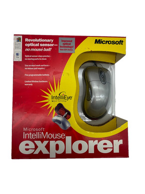 VINTAGE MICROSOFT INTELLIMOUSE EXPLORER 3.0 OPTICAL TECHNOLOGY NEW IN BOX