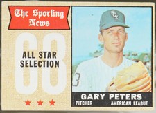 1968 Topps #379 Gary Peters Baseball EX