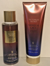 VANILLA LACE FRAGRANCE MIST  BODY LOTION VICTORIA'S SECRET 2 PC NEW