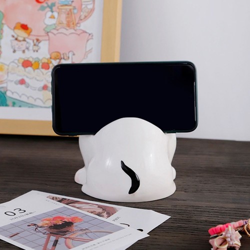 Cat Desktop Decoration Cute Animal Phone Holder Mobile Stand Cell for - 第 9/12 張圖片