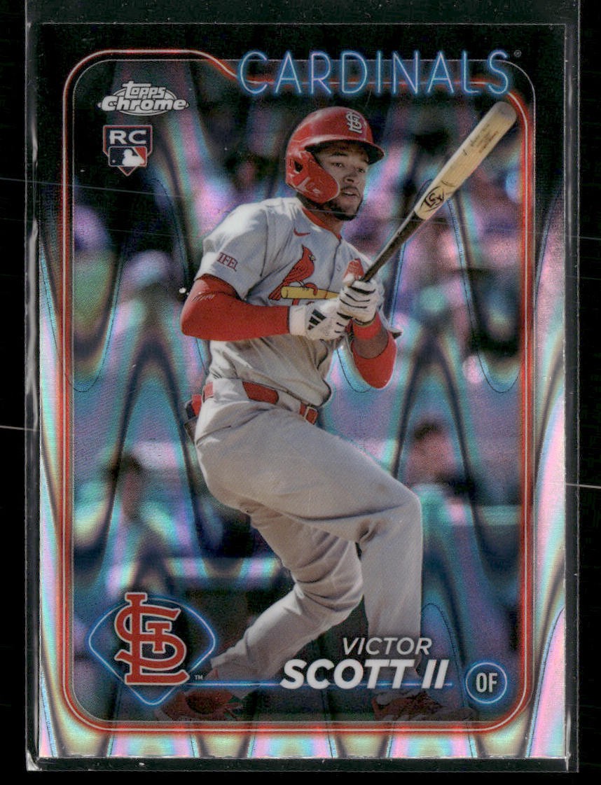 2024 Topps Chrome Update #USC48 Victor Scott II RayWave Refractors