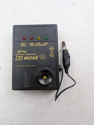 RS Mizar ET18 Electronic Gold Tester Black Plastic - No Chemicals