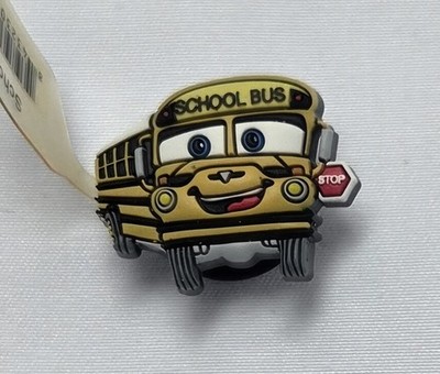 School Bus Jibbitz Crocs Charm 2006 2007 New Old Stock Crocs with Tag