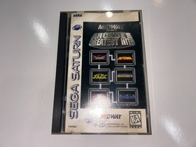 Midway Presents: Arcade's Greatest Hits (Sega Saturn) CIB Complete w/Reg MINTY!