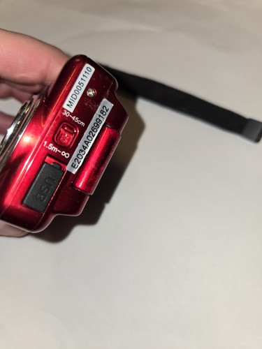 Vivitar ViviCam XX14 Burgundy Slim Digital Camera Flip Screen Parts Repair - Picture 2 of 9